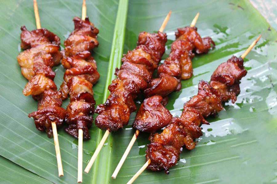 hanoi food tour,bbq pork