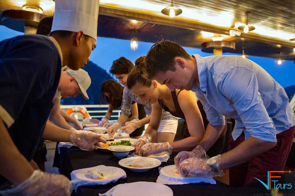cooking class on cruise