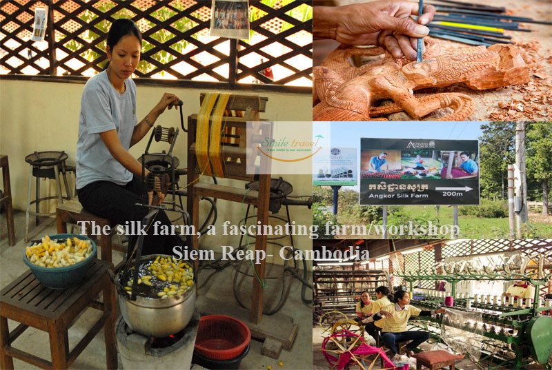 Smiletravel-siiemreap-angkorwat-the silk farm, a fascinating farm/workshop