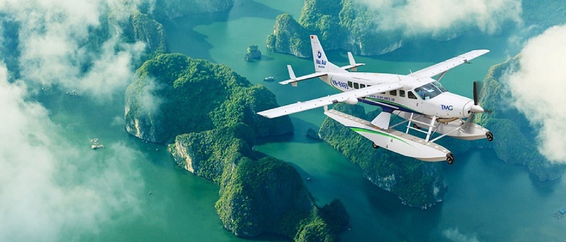 Seaplane to Halong Bay from Hanoi