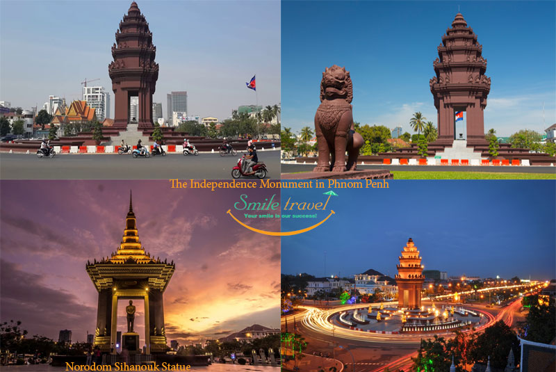 The Independence Monument in Phnom Penh